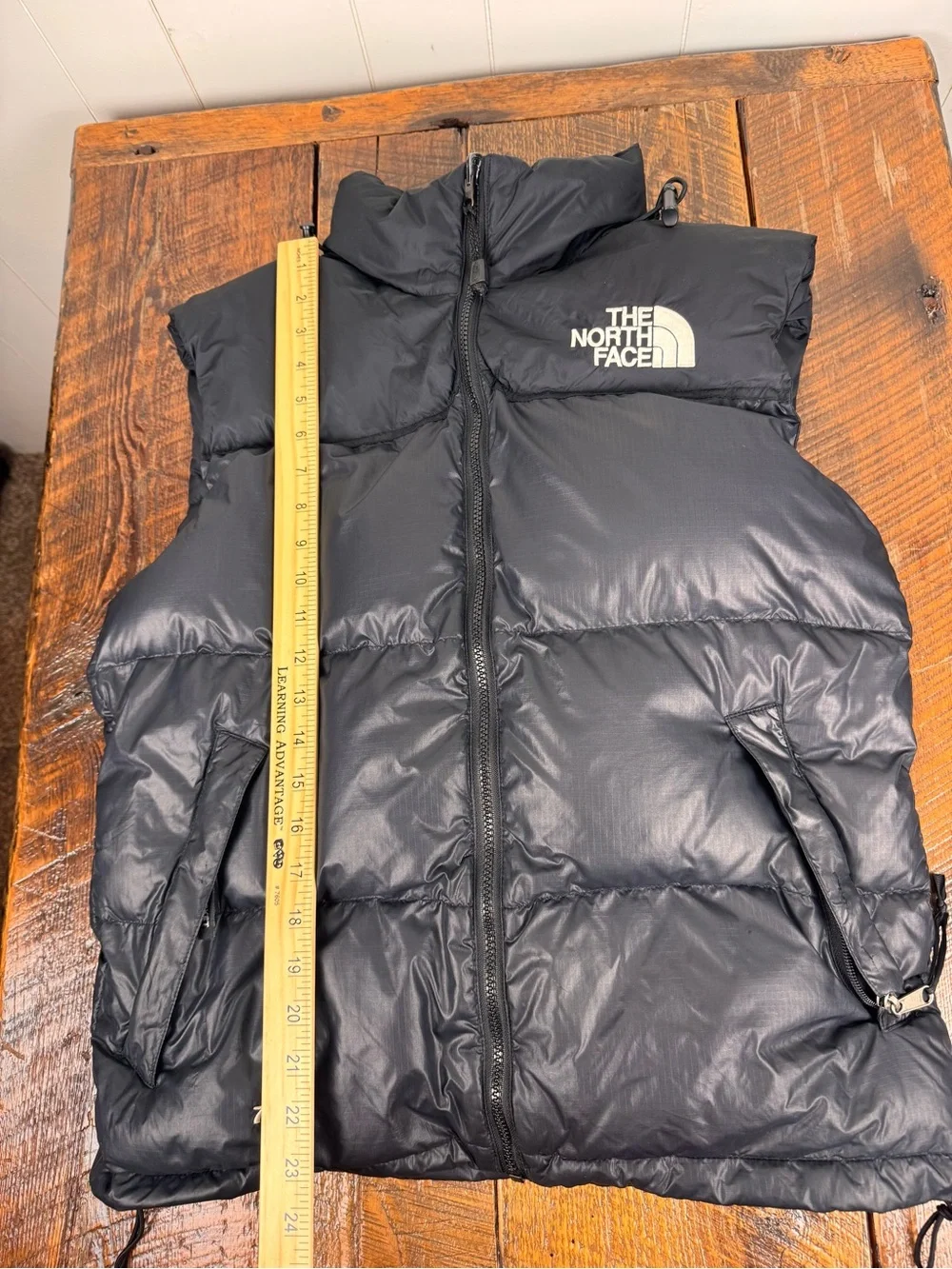 The North Face Men’s Small Black Nuptse 700 Goose Down Puffer Vest